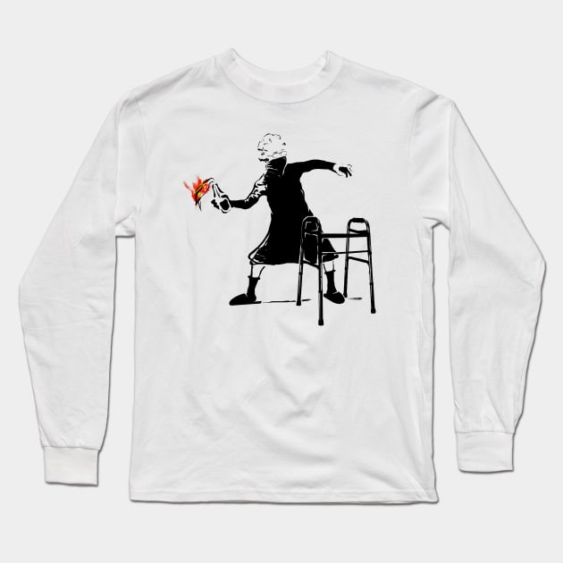 Granny Long Sleeve T-Shirt by Evan_Luza